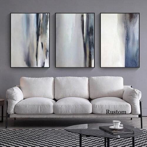Vertical Paintings Modern Abstract Canvas Wall Posters for The Home Picture On Loft Interior Decoration Art Prints for Room