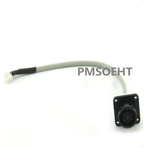 10pcs/lot ECG Inner Cable for Mindray /Goldway/ Edan ECG machine female 6pin connector with cable TPU Cable Length 20cm