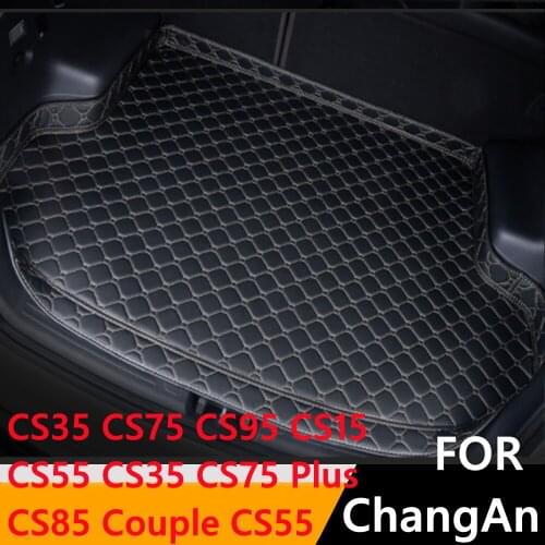 Sinjayer 5 Colors Waterproof Car Trunk Mat Tail Boot Cargo Pad Carpet For ChangAn CS35 CS75 CS95 CS15 CS55 Plus CS85 Couple