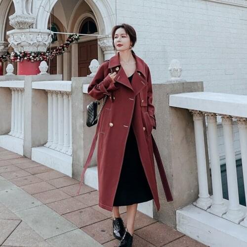 Xiangyihui Women's Long Trench Coats
