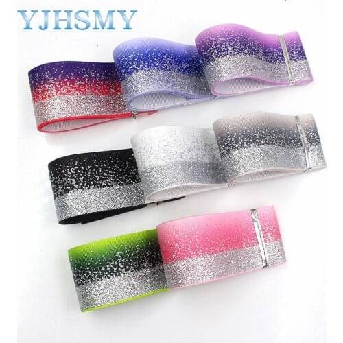 YJHSMY I-19414-997,1-1/2"(38mm),10yards Gradient flash Printed grosgrain Ribbons,tape crafts bow cap accessories and decorations