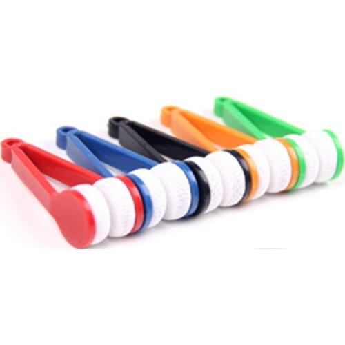 1PC Glasses Cleaning Rub Multifunctional Portable Two-side Glasses Brush Microfiber Spectacles Cleaner Glasses Cleaning Tools