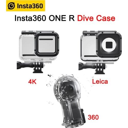 Insta360 ONE R Dive Case For 4K 360 1Inch Lens Twin Edition Camera 60m Waterproof Housing Cover