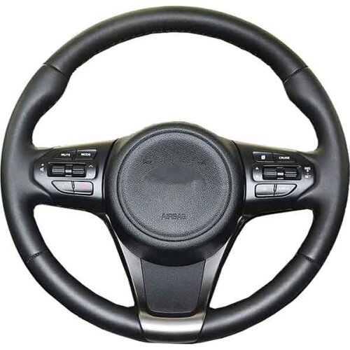 Car Steering Wheel Cover For Kia Sorento 2015 Customize DIY Steering Wrap Microfiber Leather Hand Sewing