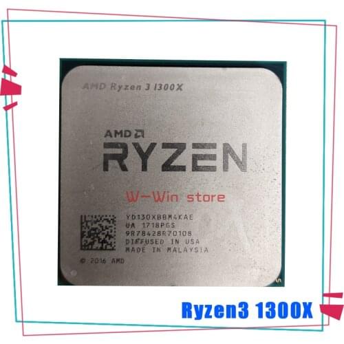AMD Ryzen 3 1300X R3 1300X 3.5 GHz Quad-Core Quad-Thread CPU Processor YD130XBBM4KAE Socket AM4