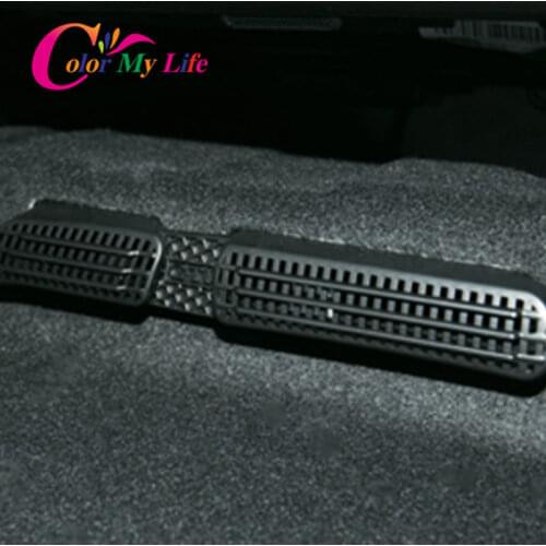 2Pcs Car Air Conditioner Cover for Volkswagen VW Tiguan Mk2 Allspace 2016-2019 Under Rear Seat Seat Air Vent Duct Outlet Shell