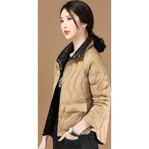 Korean style stand-up collar ladies cotton-padded jacket winter new thick single-breasted ladies short coat