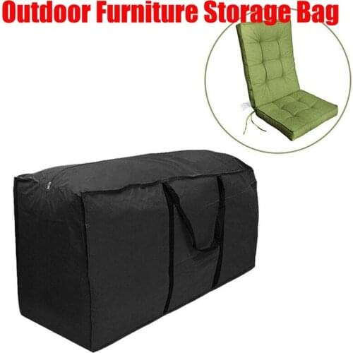 Reusable Outdoor Furniture Storage Bags Tent Cushion Blankets Pouch Waterproof Case Cover Home Storage Organization With Zipper