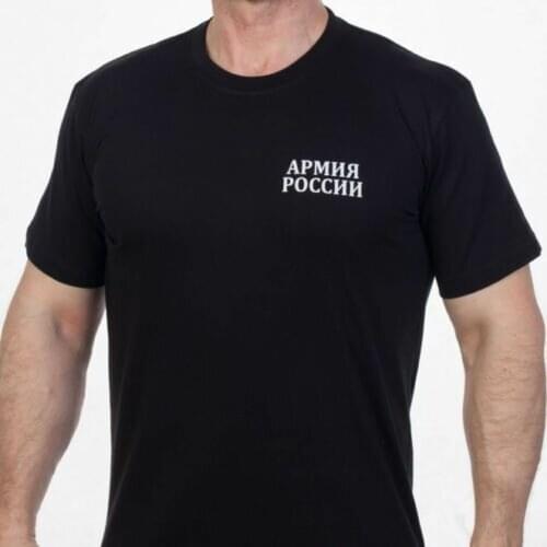 Men TSHIRT of the Russian Army UNIFORMS soldiers and officers of the RUSSIA CLOTHING