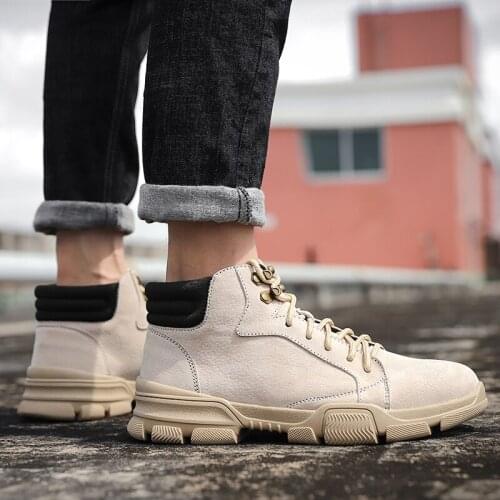 Shoes men for footwear leather invierno Mens autumn light summer Winter lether winter hightop sole official vintage sports man