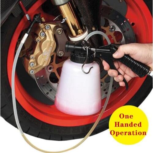 1L 0.75L Capacity Car Brake Bleeder Pumping Fluid Pump Kit Oil Change Purge Tank Tubes Repair Tools Truck Automobile Accessories