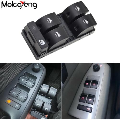 New Fit For Audi A4 B6 B7 Sedan 8ED959851 Master Power Passenger Window Switch Panel Car Accessories Window Control Switch