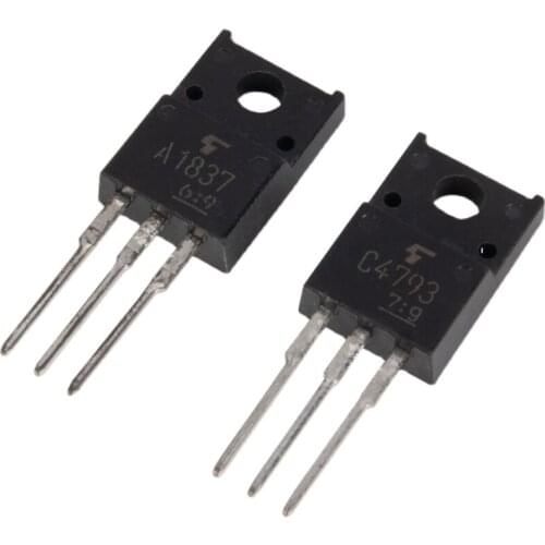 Original imported Toshiba 2SC4793 2SA1837 audio HiFi driver mid-power pair tube C4793 A1837