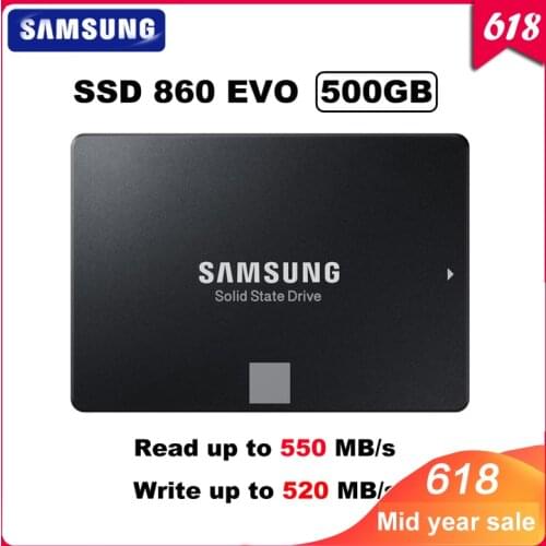 Original SAMSUNG SSD 860 EVO 500GB Internal Solid State Disk HDD Hard Drive SATA3 2.5 inch Laptop Desktop PC MLC disco duro 500G