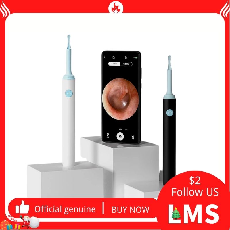 5.5mm Otoscope Rechargeable1.0MP HD WIFI Visual Mini Borescope Camera Ear Care Endoscope Earpick Cleaning Tools for Android/iOS