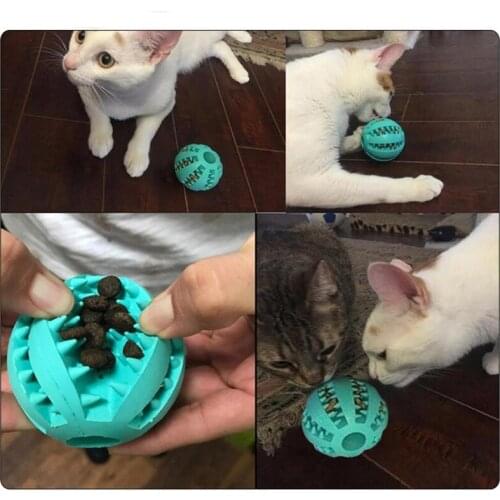 Toys for Dogs Rubber Dog Ball For Puppy Funny Dog Toys For Pet Puppies Large Dogs Tooth Cleaning Snack Ball Toy For Pet Products