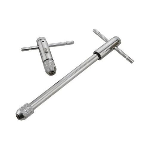 Hand Tools T Type Handle Ratchet M3-M8 M5-M12 Lengthen Reversible For Tap Die Set Taps Wrenches Wire Tapping Wrench Adjustable