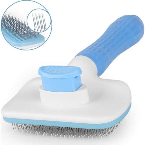 Pet Brush Self-cleaning Brush Dog and Cat Brush with Small Particles That Do Not Harm Pet Fur Helps Pets Lose Their Fur Easily