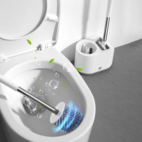 Toilet Brush Without Dead Corners Household Washing Toilet Toilet Pit Cleaning Long Handle Toilet Set Artifact Wall-Mounted