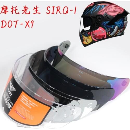 Special links for lens!flip up motorcycle helmet shield for DOT-X9 SignorMOTO-SIRQ-1 face motorcycle helmet visor 4 colors