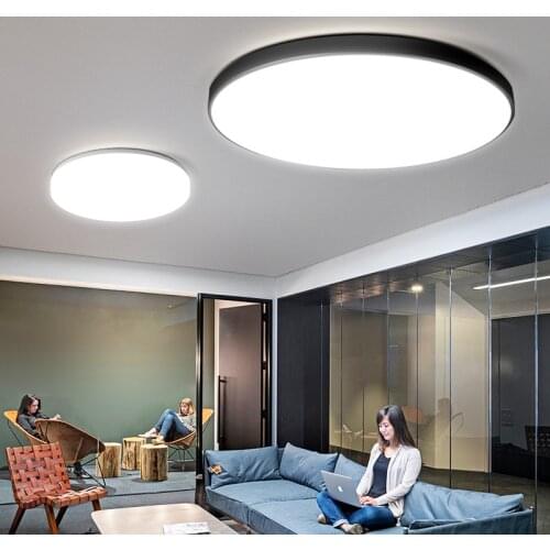 LED Ceiling Lights for Living Room 15W 30W 50W LED Panel Lamp Light Fxtures Motion Sensor Light LED Ceiling Lamp for Bedroom