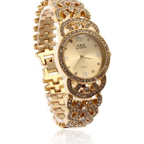 Top Luxury Brand Quartz Stainless Steel Watches women ladies Fashionable rhinesto Wrist Watch gift Montre Femme Reloj mujeres