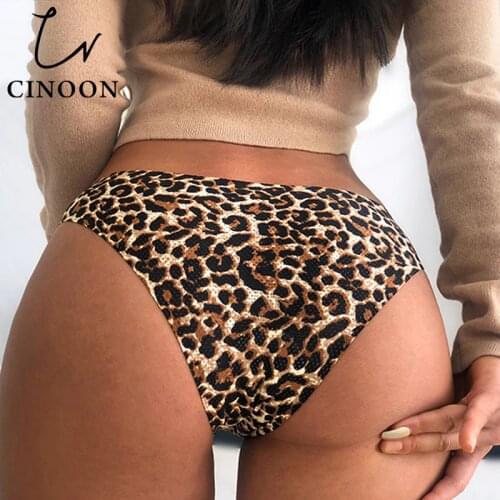 CINOON Hot Sale Sexy Flowers Underwear Low-Waist Panties Seamless Breathable Briefs Womens Soft G String Intimates Lingerie