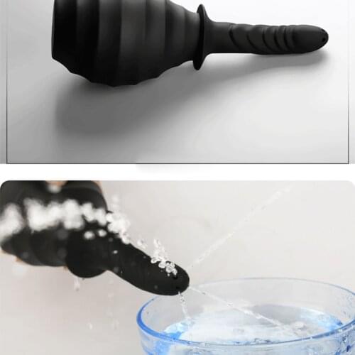 Wetips Silicone Pear Enema Shower Bidet Shattaf Douche Anal Washer Poire Lavement Washing Anal Cleaner Ass Washer Bidet Shower