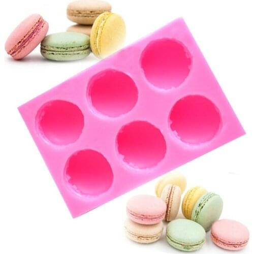 Wowcc Macaron Silicone Mold Chocolate Mousse Fondant Cake Molds Cookies Candy Pastry Mould Biscuits Baking Cake Decoration Tools