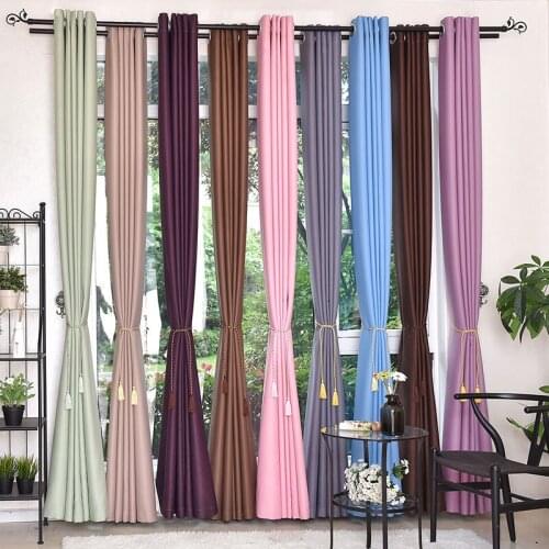 Modern Blackout Curtains for Window Treatment Blinds Finished Drapes Window Blackout Curtains for Living Room The Bedroom Blinds