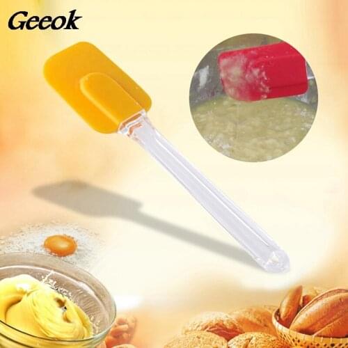 1 PCS Silicone Kitchen Cake Cream Spatula Mixing Scraper Brush Butter Baking Tool Silicone Spreader Discrete Butter