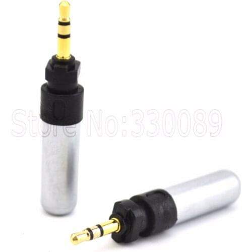 2pcs 24K Gold plated Earphone DIY 2.5mm Pin Adapter For SRH940 SRH840 SRH750 SRH440 Headphone