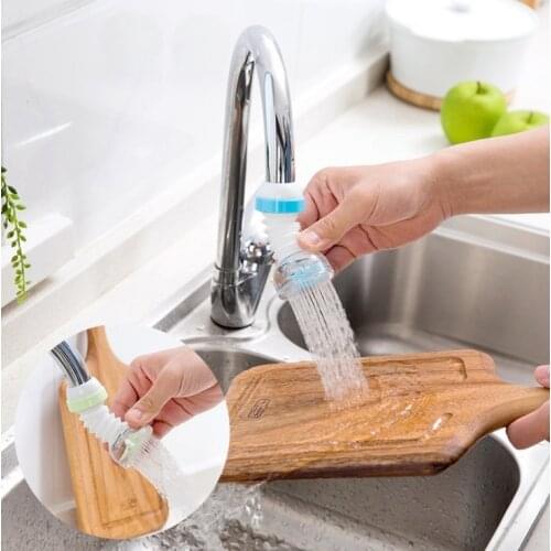 360 Degree Adjustable Water Tap Extension Filter Shower Water Tap Bathroom Faucet Extender Home Kitchen Bath Accessories