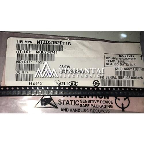 50PCS/LOT 100PCS/LOT 500PCS/LOT Free Shipping! New Original NTZD3152PT1G NTZD3152 3152 TU SOT523
