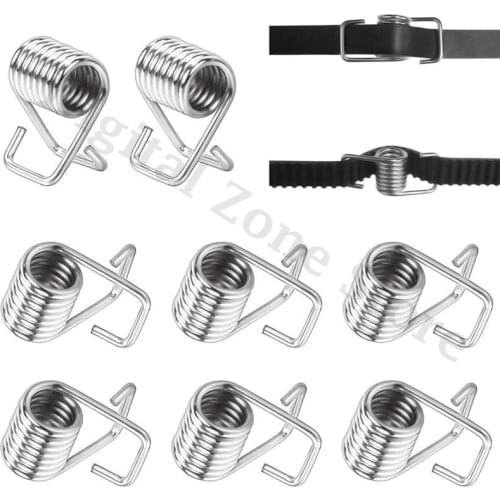 8Pcs GT2 2GT Timing Belt Locking Torsion Spring for Synchronous Belt Tension Springs 6mm Width 3D Printer Parts