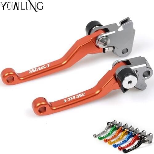 Dirt bike Pivot Foldable Clutch Brake Lever For 250EXC-F (SIX DAYS) 2006 2007 2008 2009 2010 2011 2012 2013 2014 2015 2016