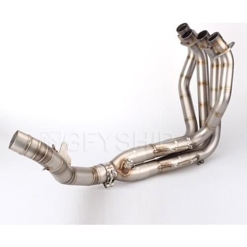 For Kawasaki Z1000 2010 to 2018 2019 Z1000SX Ninja 1000 Slip-on Motorcycle Exhaust Muffler Front And Mid Link Pipe Full System