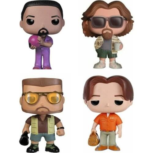 Disney Movie The Big Lebowski #82 Walter #83 Donny Action Figure PVC Toys Boy Birthday Gift Model Vinyl Doll For Gift #81 Dude