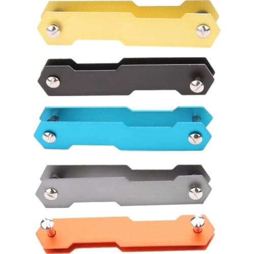 Compact EDC Key Organizer Clip Smart Folder Keys Wallet Keychain Key Holder Clamp Lightweight Pocket Outdoor Tool