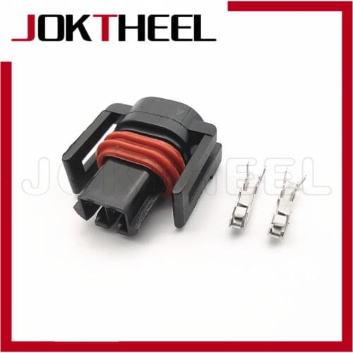 1/5/10/20 sets kit 12162215 intake air temp sensor nozzle injector plug car electrical waterproof Delphi 2 pin female connector