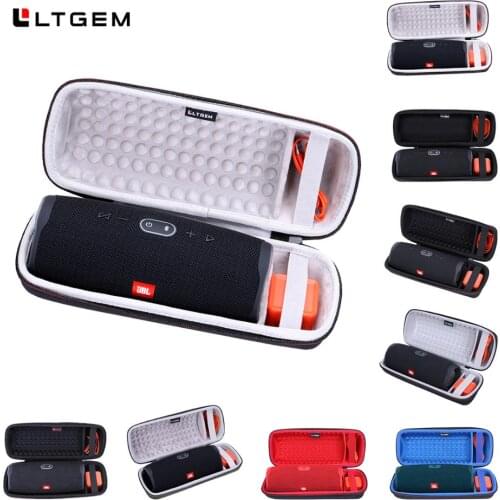 LTGEM Waterproof EVA Hard Case for JBL Charge 4 Portable Wireless Bluetooth Speaker Protective Carrying Cover