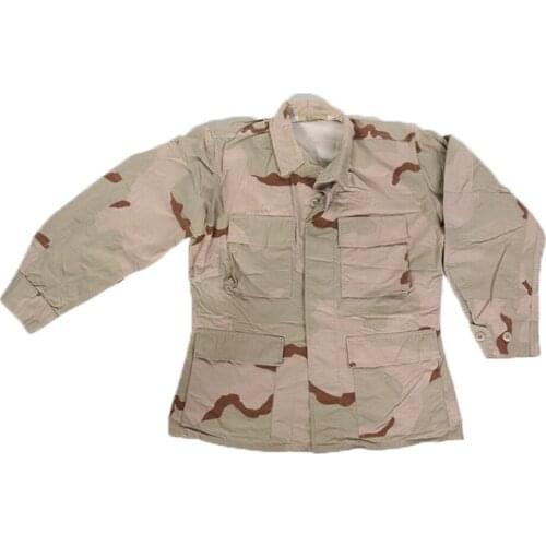 Long sleeve shirt jacket men bdu desert Military Sport