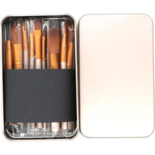 Makeup brushes 12 pcs NK Brushes set Makeup Tools Professional Face make up Brush kit iron Eye shadow Powder foundation brush