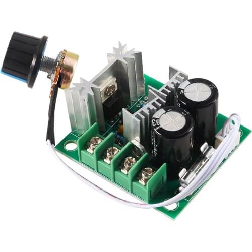 New DC 12-40V 10A PWM Power Speed Regulator Controller with Switch DIY Electronic PCB Board Module