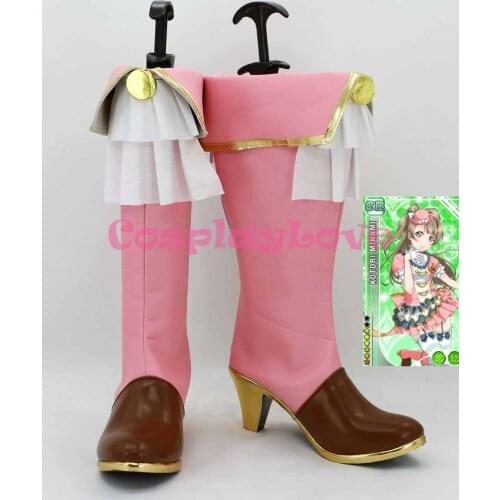 Lovelive! Minami Kotori Formal Dress style Cosplay Shoes Newest Custom Made Japanese Anime Boots For Halloween Christmas