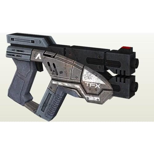 Mass Effect 3 M-3 Predator Pistol 1:1 Scale Paper Model 3D Handmade DIY Children Toy For Cosplay