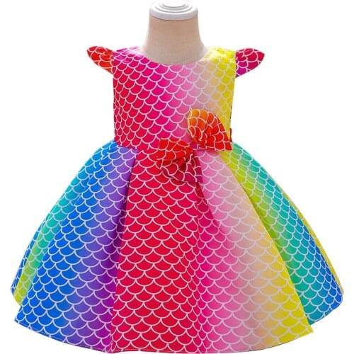 Newborn Baby Girl Dress Summer Flower Dresses for Girls 1st year birthday party wedding dress infant toddler 0-6yrs kids clothe