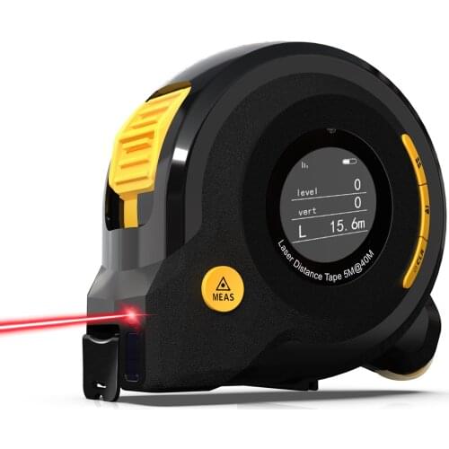 Portable Indoor Home Household Outdoor Infrared Laser Electronic Rangefinder English Broadcast Laser Area Volume