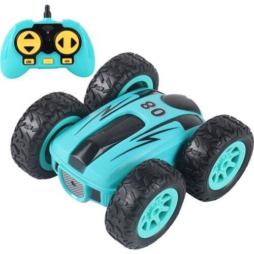 RC Car 2.4G 4CH Stunt Double-sided bounce Stunt Car Rock Crawler Roll Car 360 Degree Flip Kids Toys Remote Control Stunt Toys