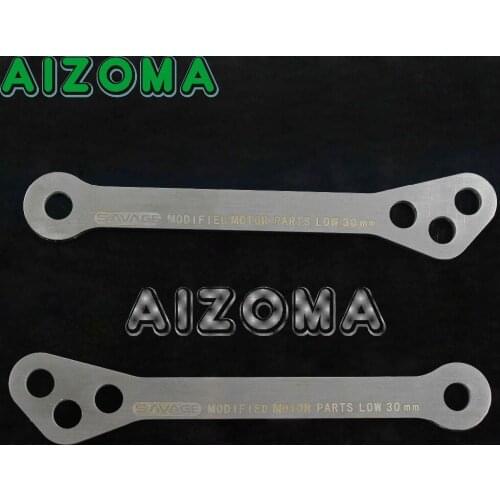 Silver Motorcycles Rear Adjustable Lowering Link Stainless Steel Drop Suspension Pair For TIGER 800 800XC 2011-2013